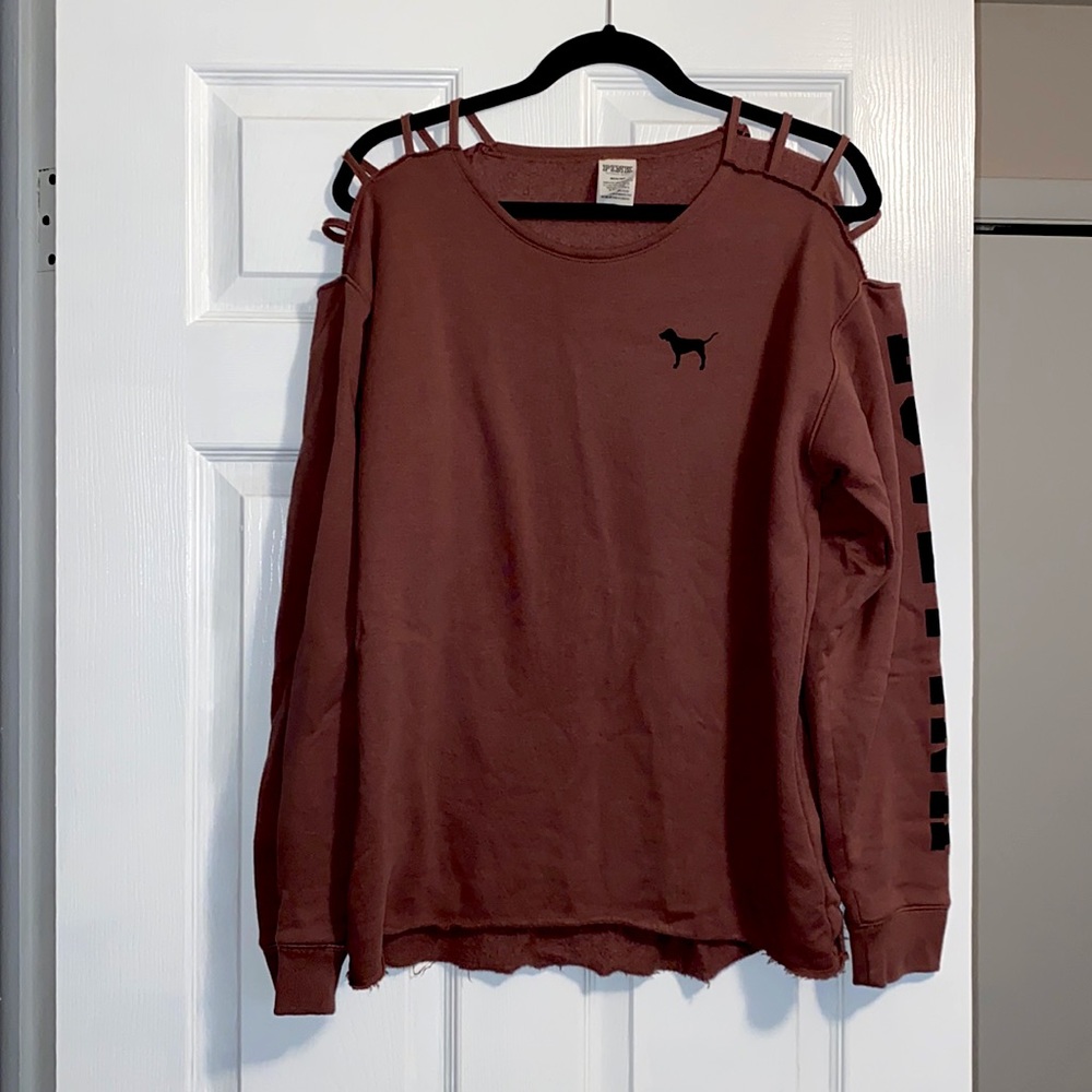 Crew neck PINK sweater.